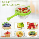 Foldable Salad Spinner Bowl with Handle