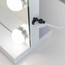 Vanity Mirror featuring 15 LED Bulbs, Adjustable Brightness, and 3 Light Modes