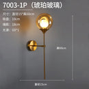 Modern LED Glass Ball Wall Lamp for Bedroom and Living Room