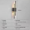 Nordic LED Wall Lamp with USB Plug for Bedroom Decor