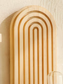 1Pc Boho Style Wooden Wall Shelves