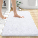 Kitinjoy Luxury Chenille Bath Rugs Machine Washable Non-Slip Plush Shaggy Bathroom Mats Rugs Toilet Bathtub Room Foot Floor Mats