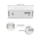 Digital Alarm Clock LED Electronic Desktop Clock 